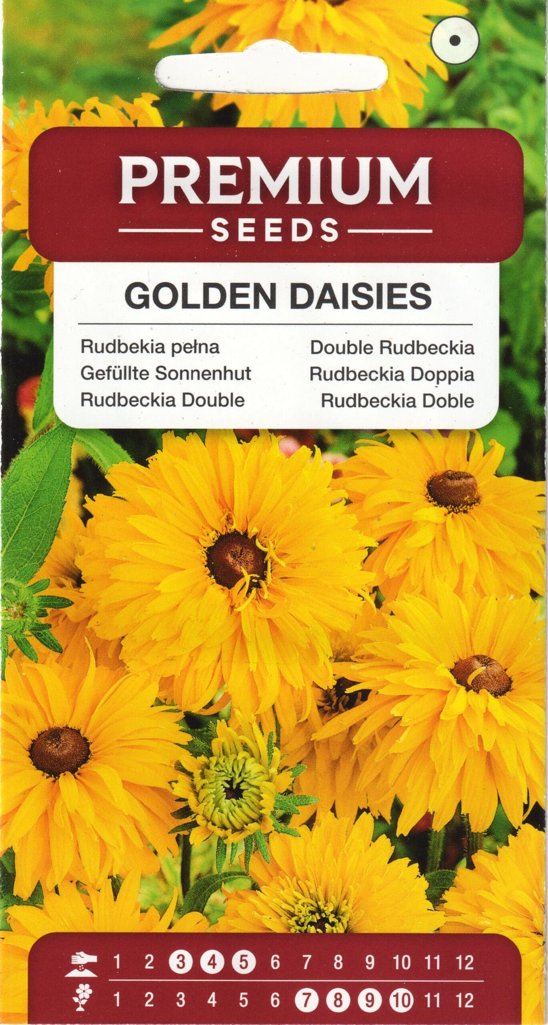 Karvane päevakübar "Golden Daisies"