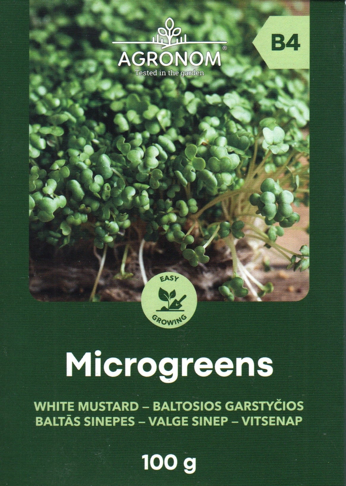 Valge sinep - microgreens 100 grammi