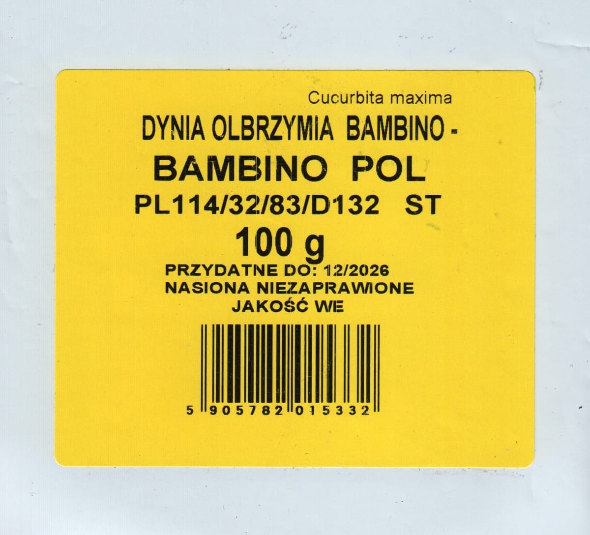 Kõrvits "Bambino" 100 grammi