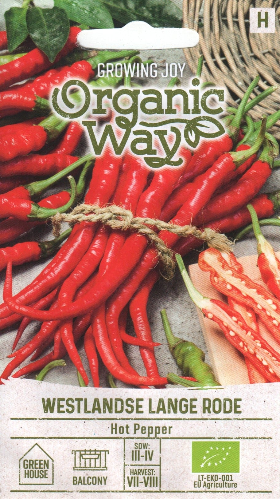 Kibepaprika "Westlandse Lange Rode"