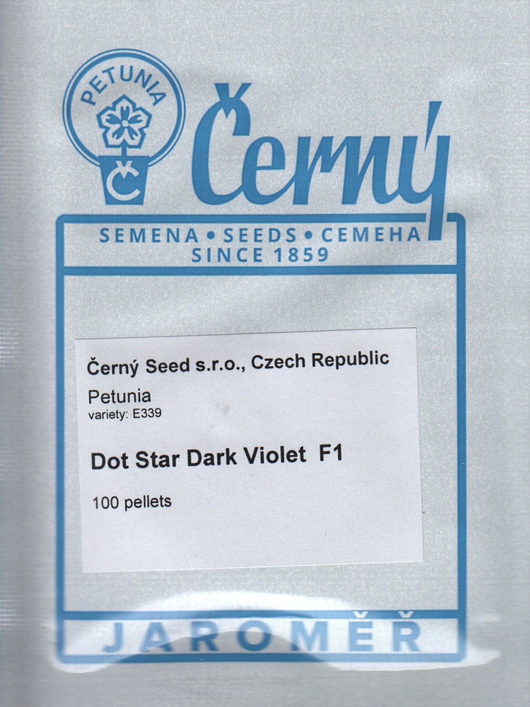 Petuunia "Dot Star Dark Vailit" F1