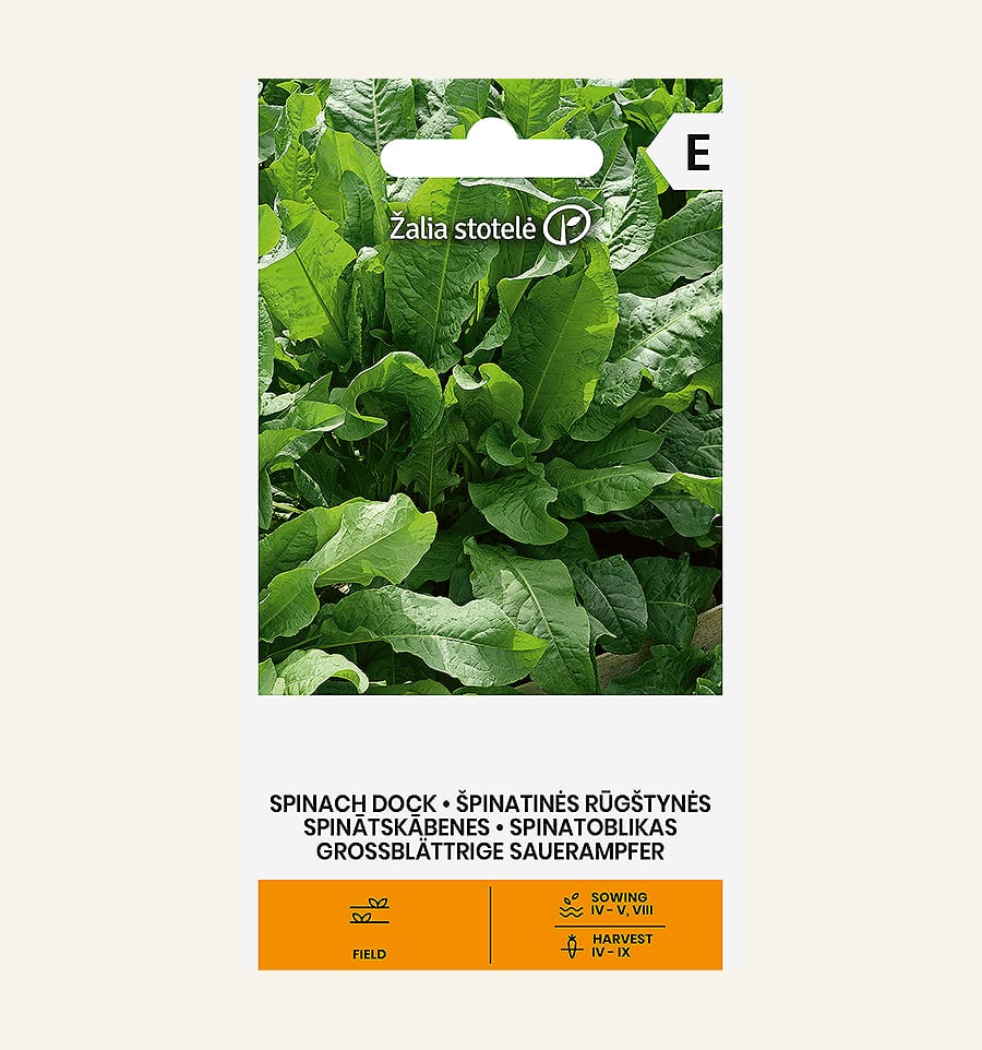 Spinatoblikas "Spinach Dock"