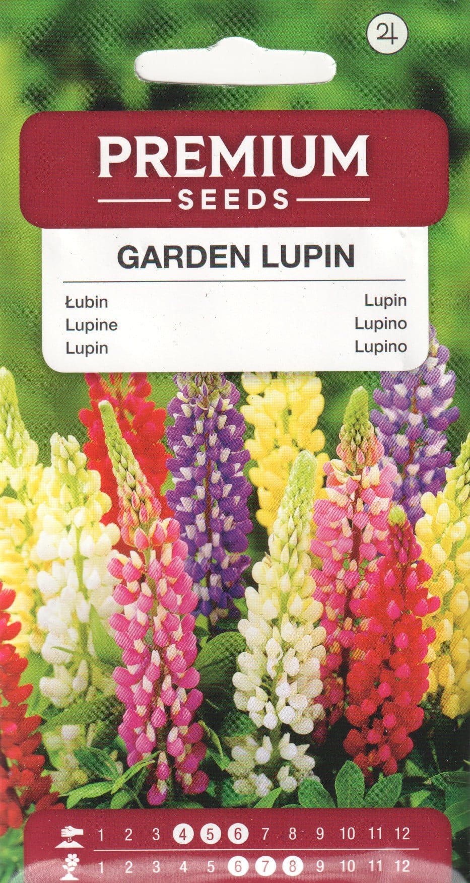 Hulgalehine lupiin madal segu