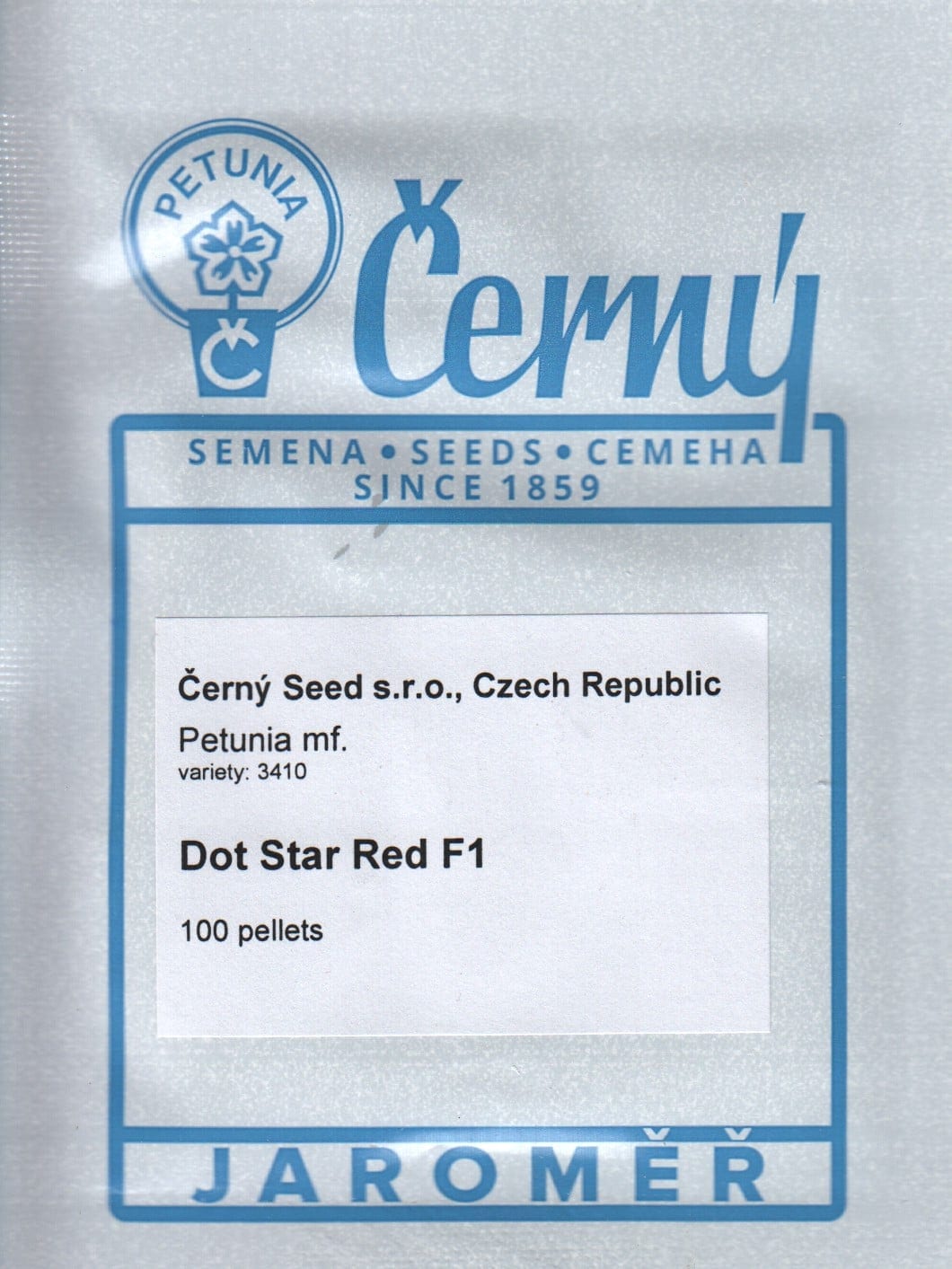 Petuunia "Dot Star Red" F1