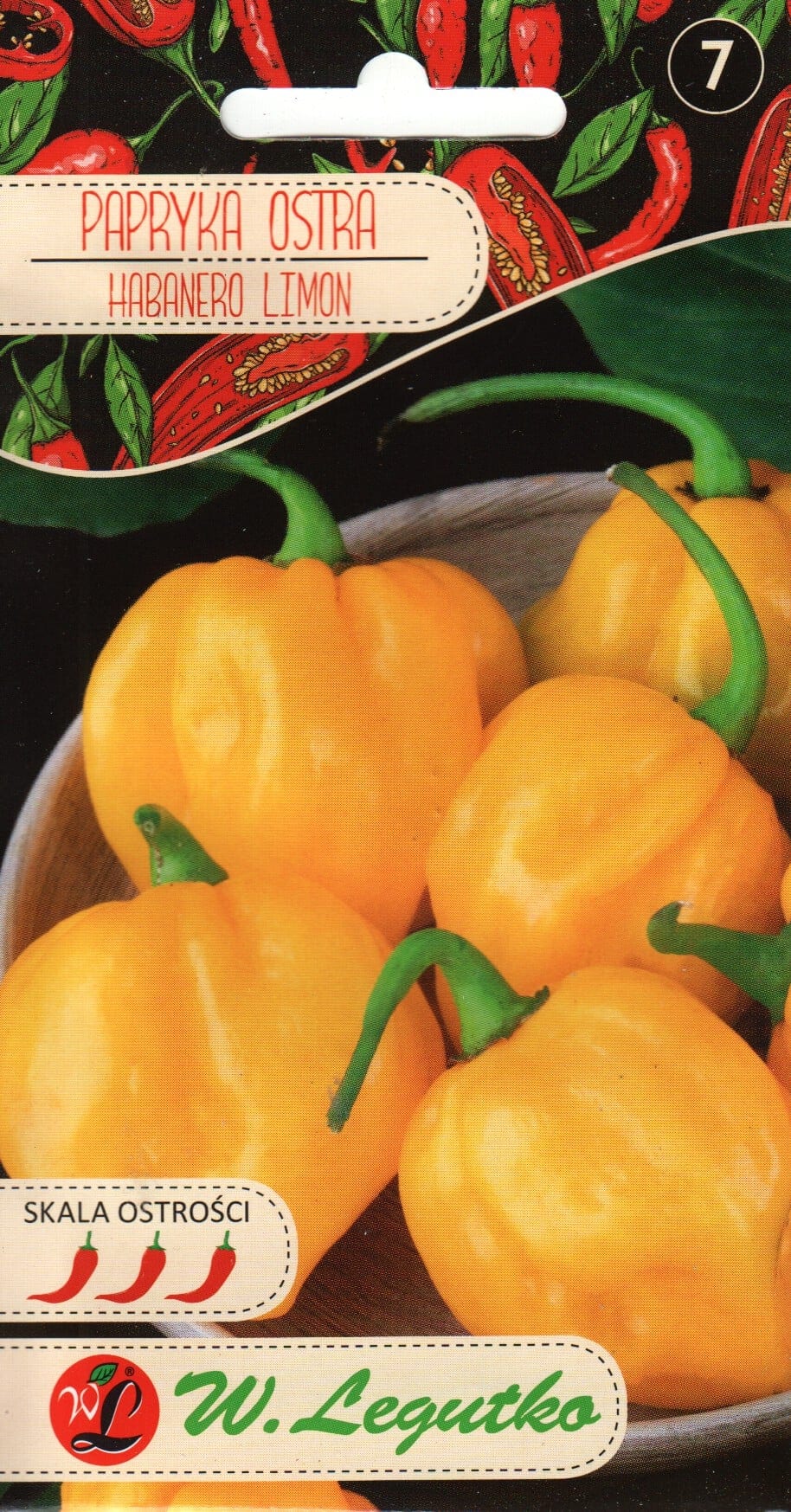 Kariibi paprika "Habanero Lemon"
