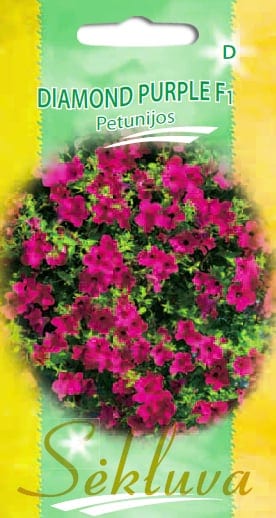 Ripp-petuunia "Diamond Purple" F1