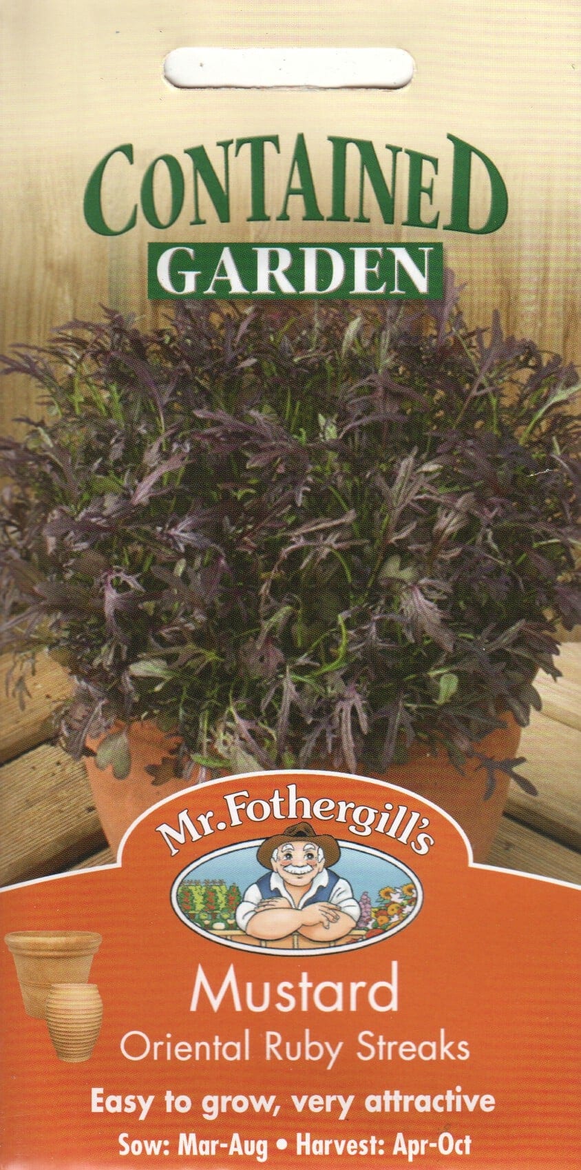 Lehtsinep "Oriental Ruby Streaks"
