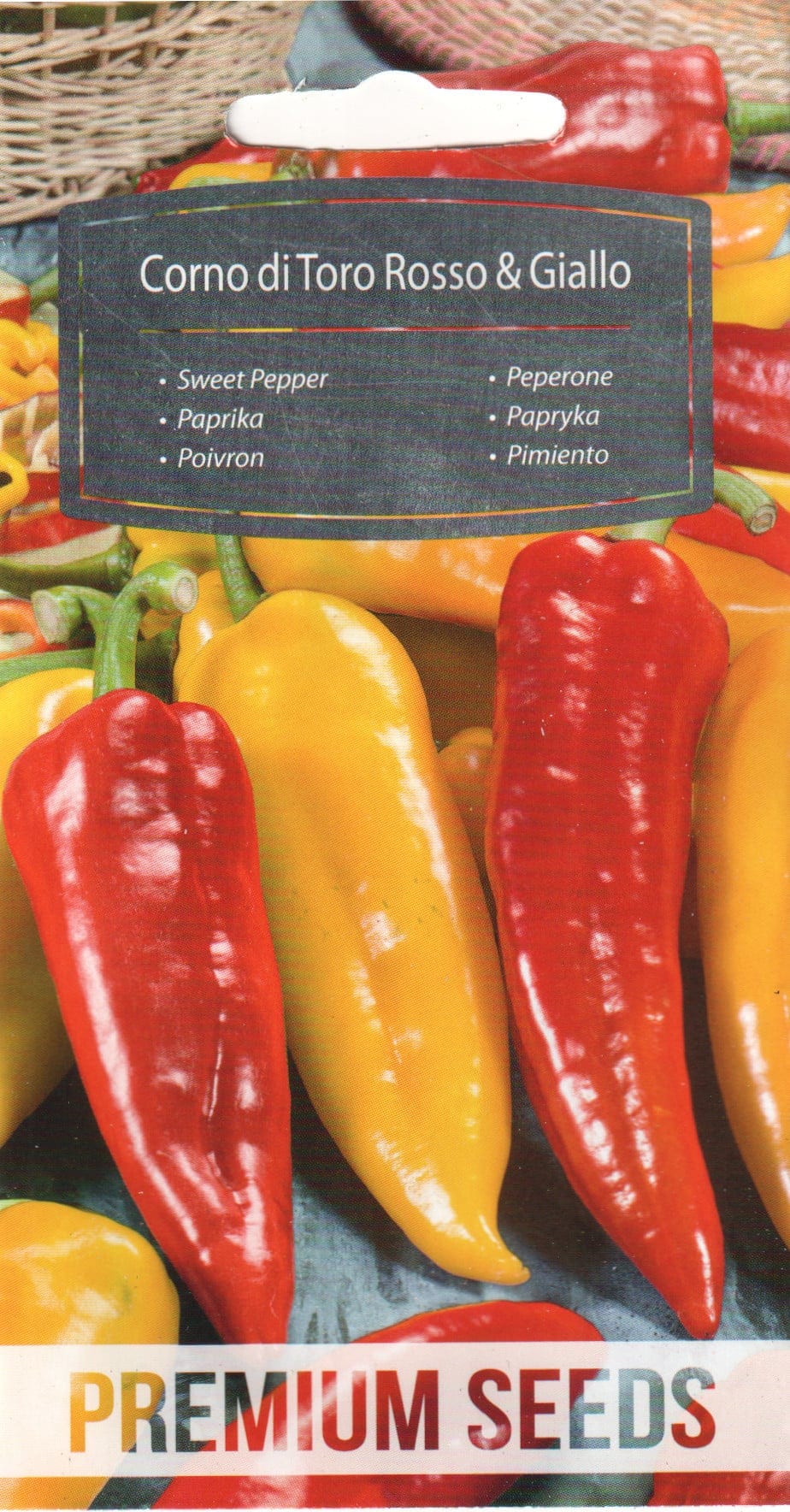 Paprika "Corno di Toro Rosso & Giallo"