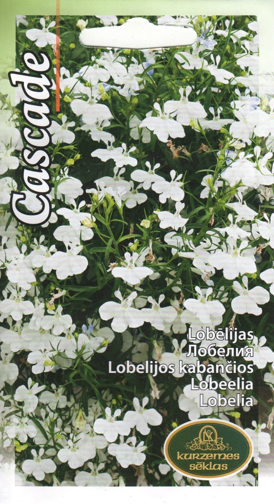 Ripp-lobeelia "White Cascade"