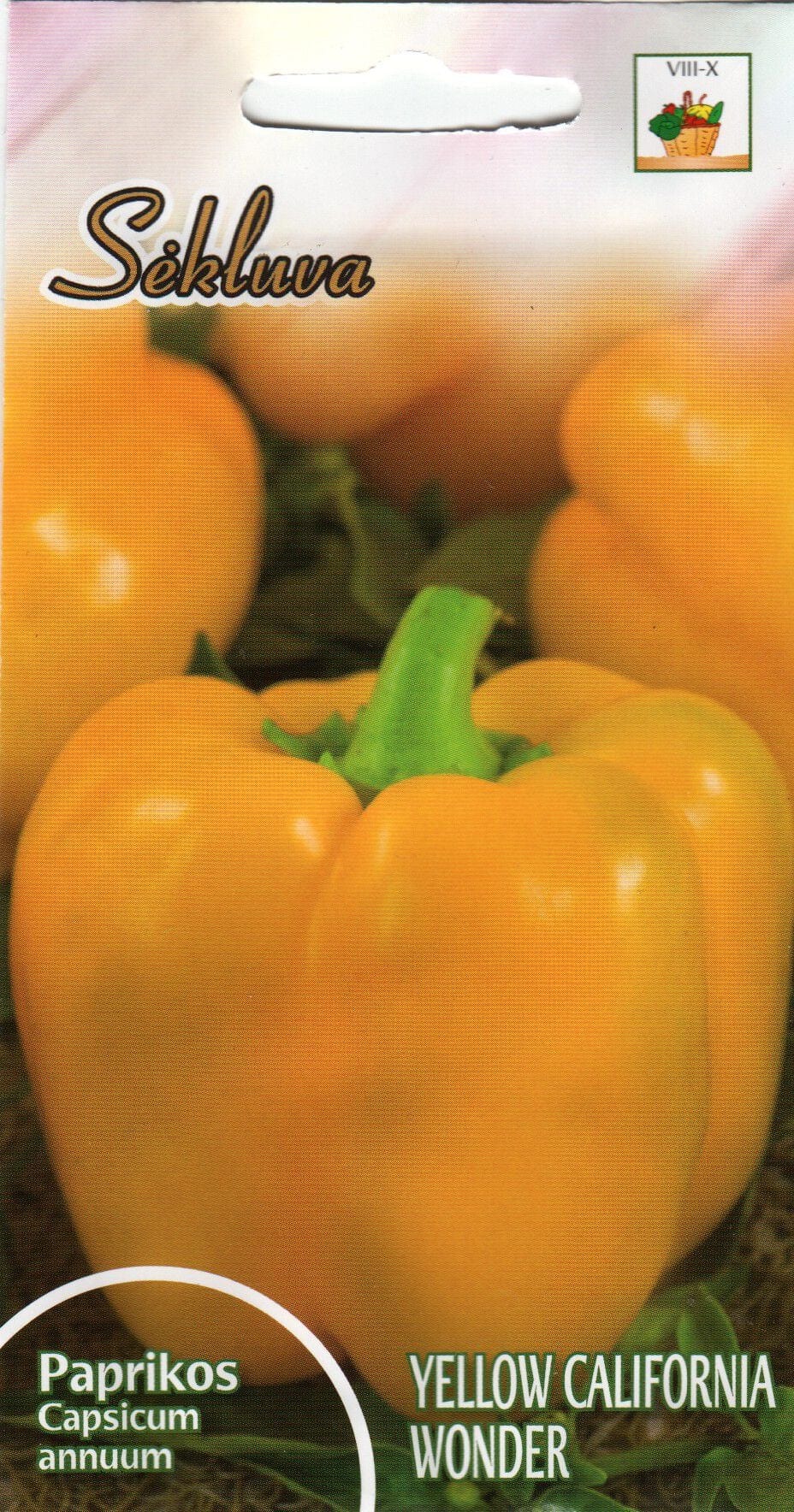 Paprika "Yellow California Wonder"