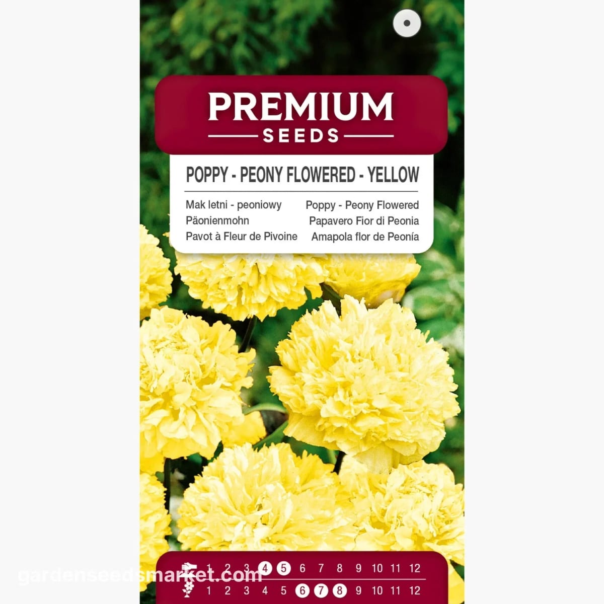 Pojengiõieline unimagun "Yellow Peony"