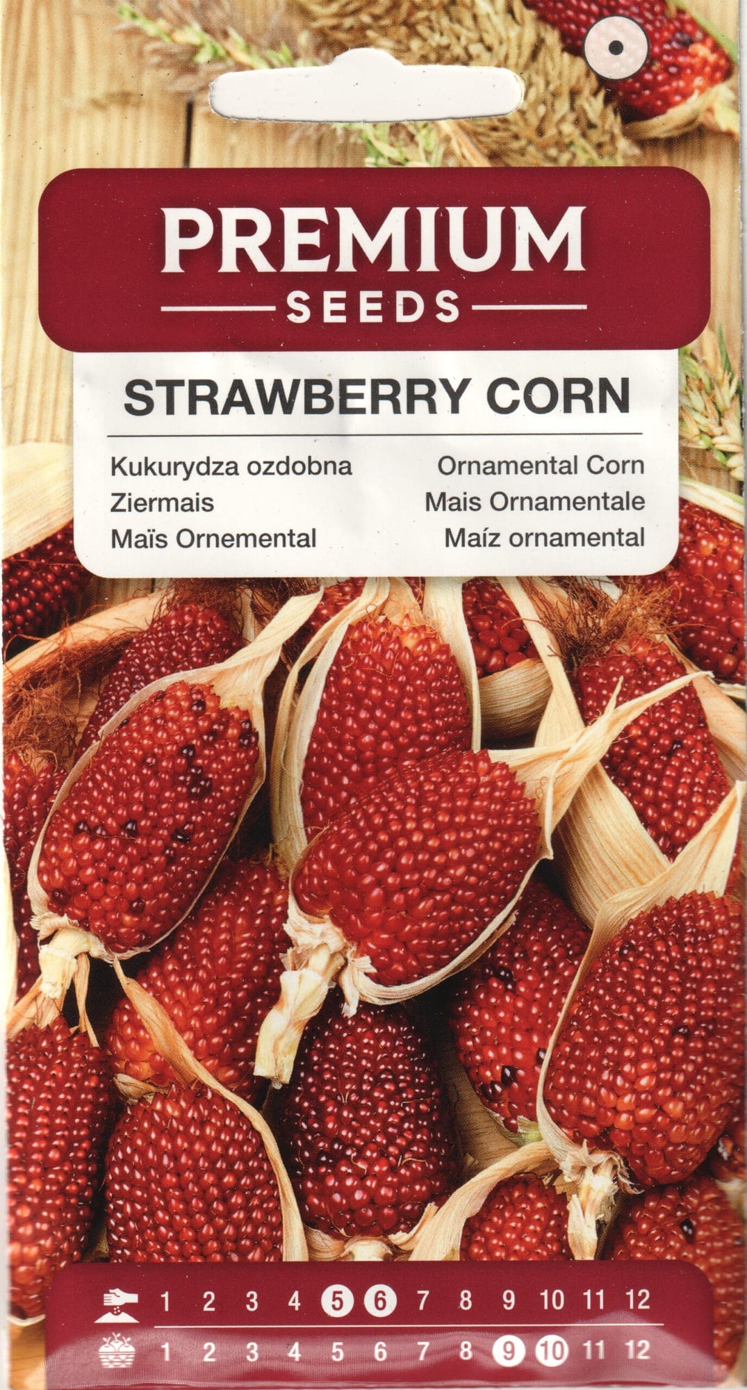 Dekoratiivmais "Red Strawberry Corn"