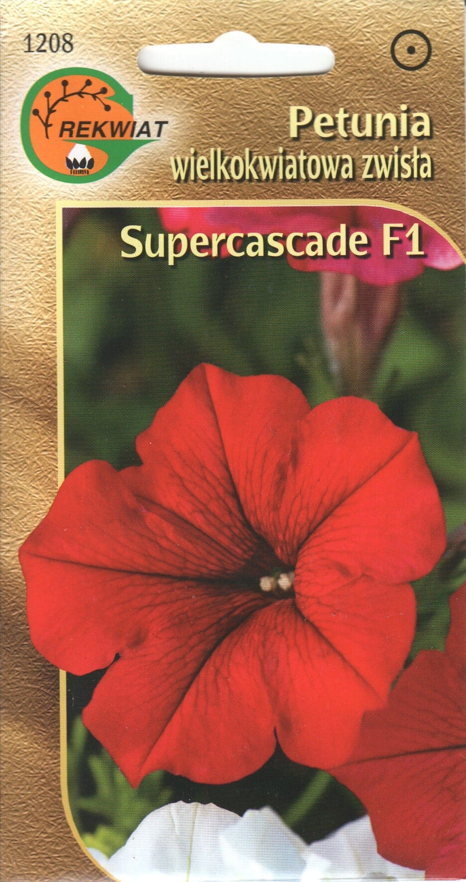 Ripp-petuunia punane "Supercascade" F1