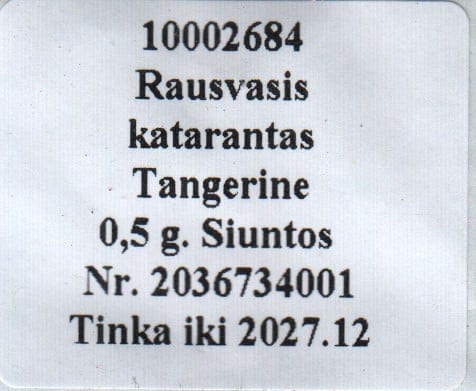 Roosa lõunahali "Tangerine"