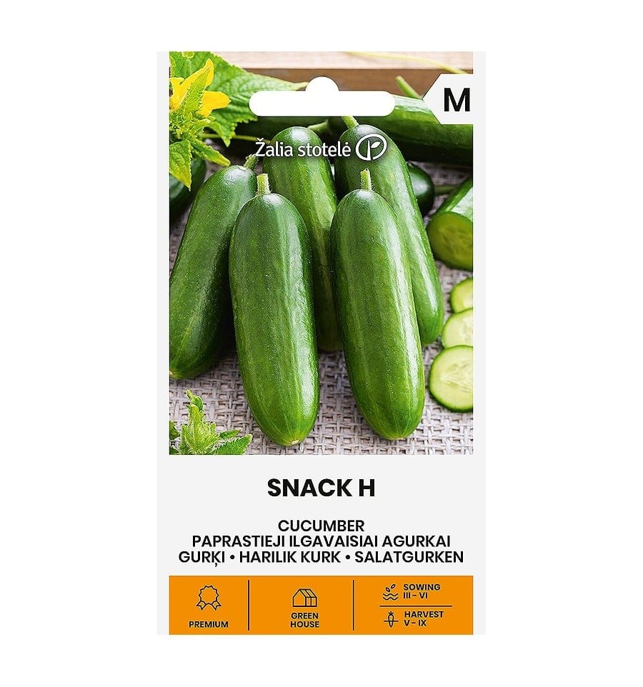 Kasvuhoonekurk / salatikurk "Snack" F1