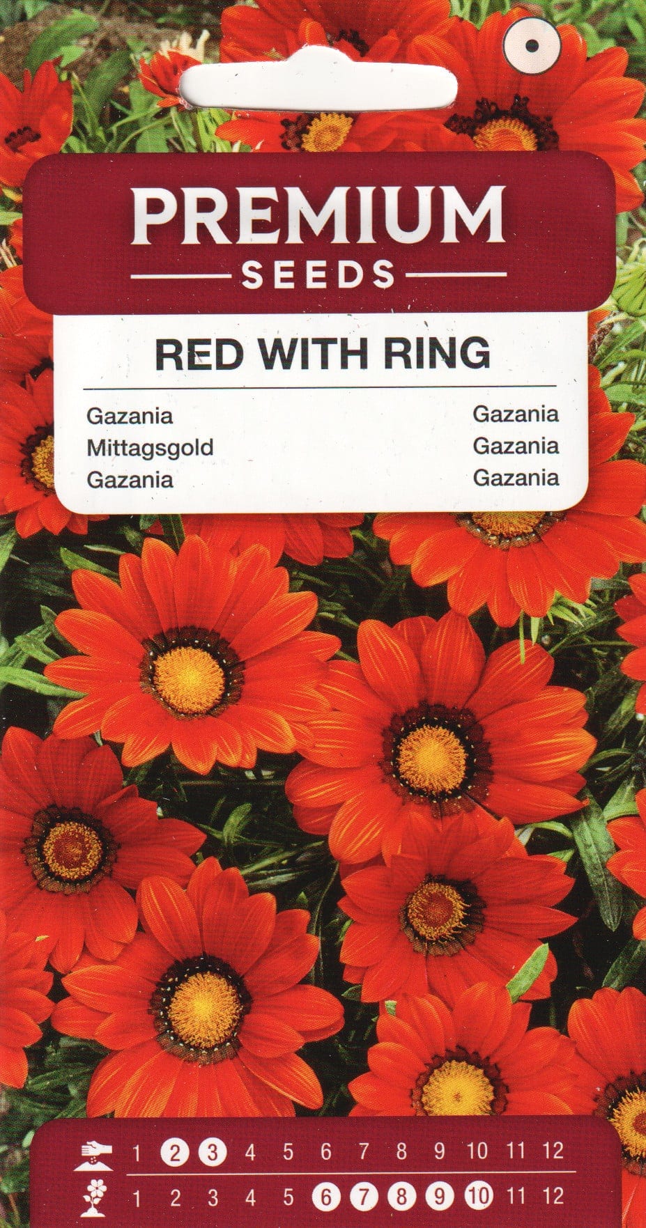 Särav gasaania "Red With Ring"