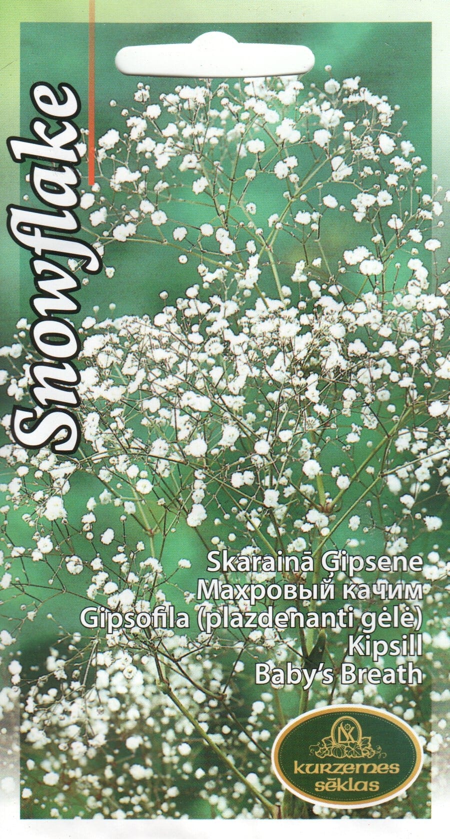 Pööris-kipslill "Snowflake"