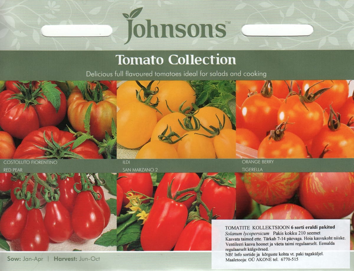 Kollektsioonpakk "Erinevate tomatite segu"