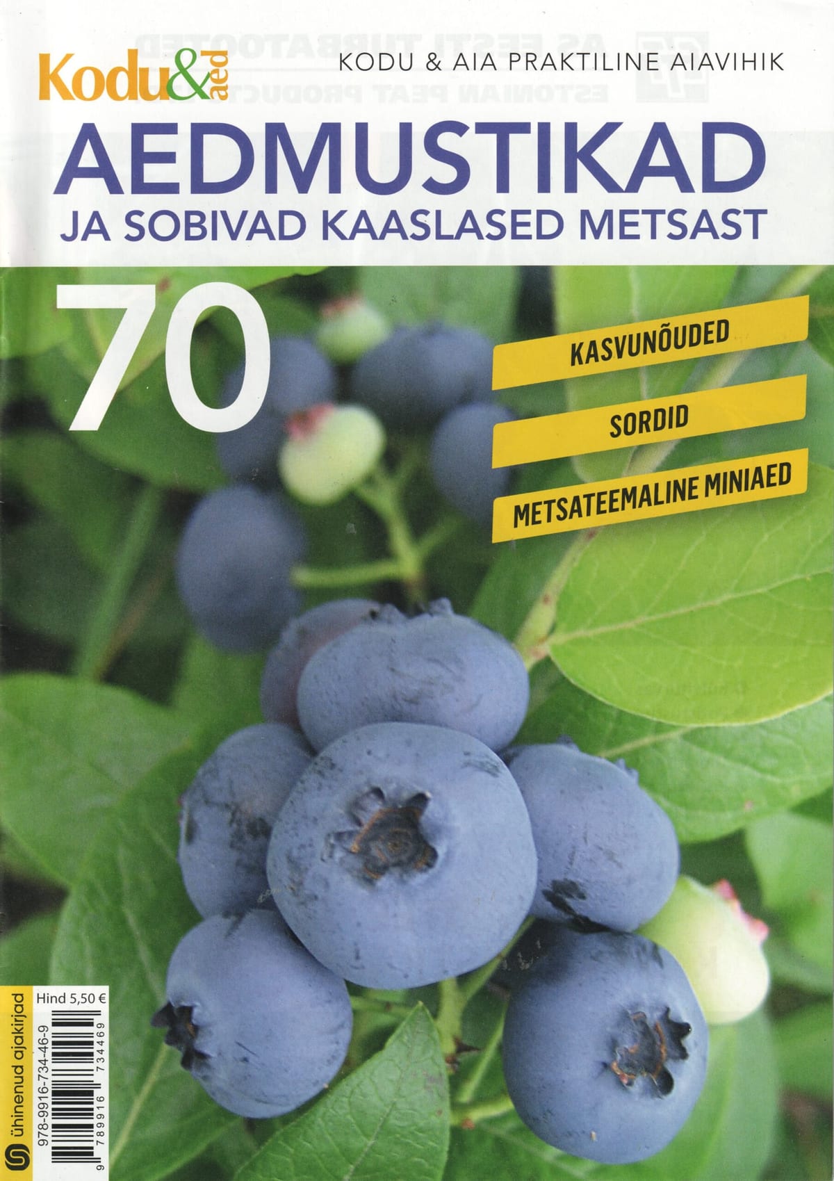 "Aedmustikad ja sobivad kaaslased metsast"  Kodu ja aia praktiline aiavihik