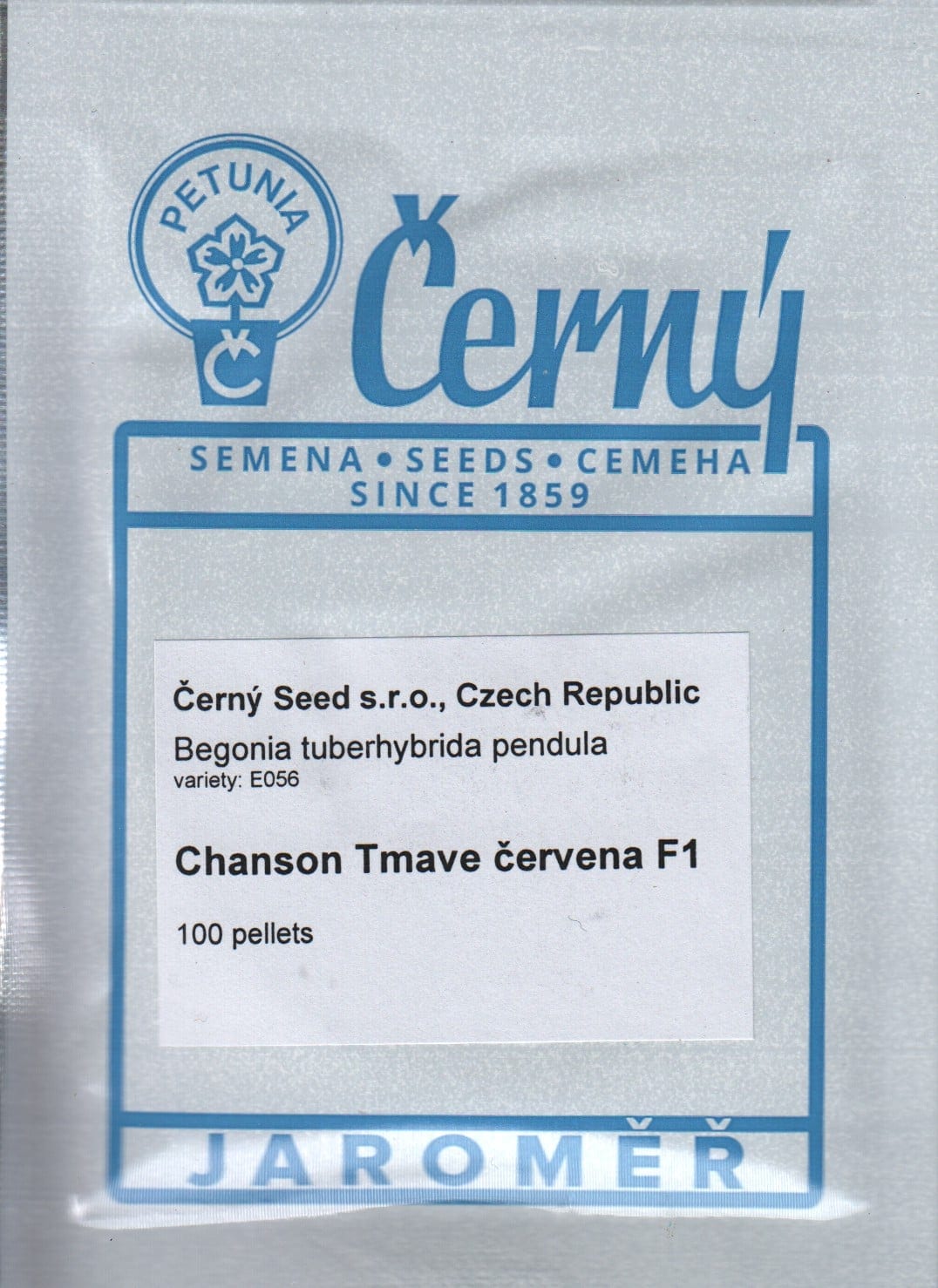 Ripp-mugulbegoonia "Chanson Tmave Cervena" F1
