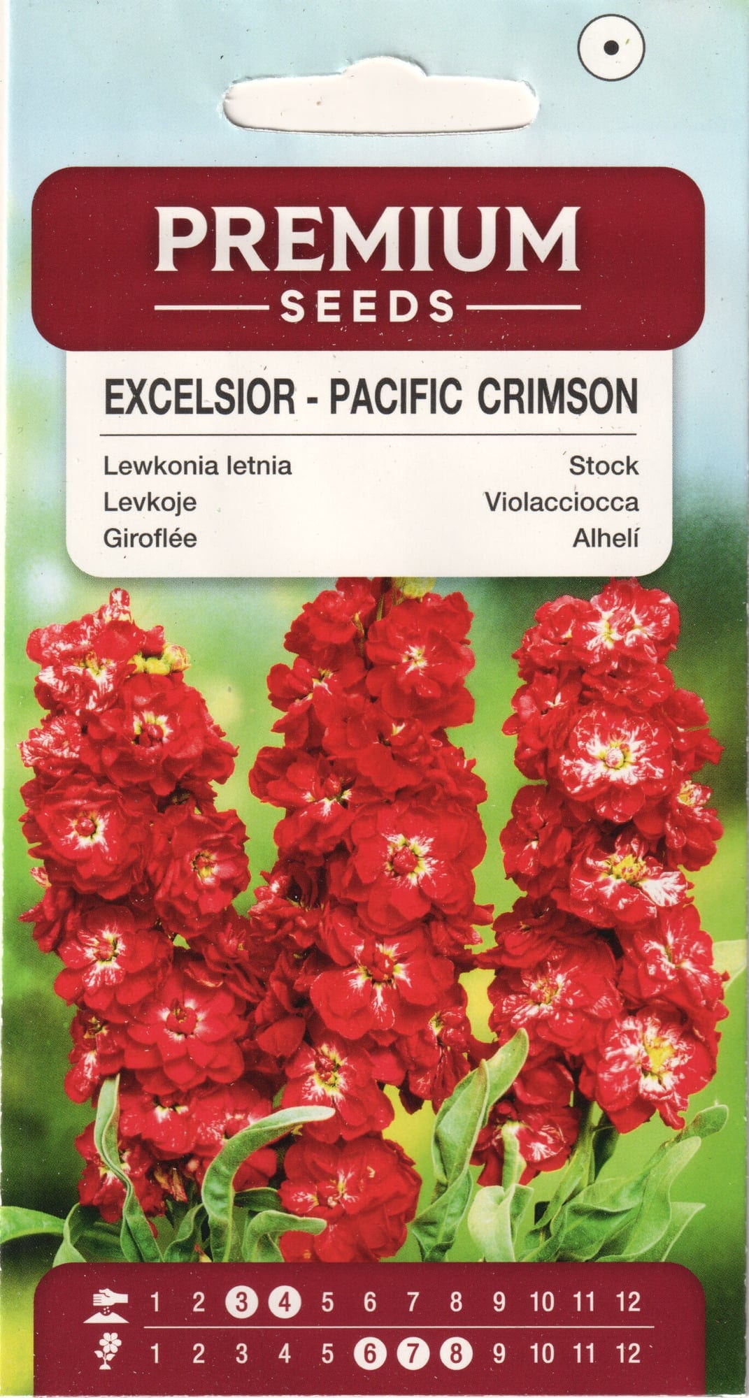 Levkoi "Excelsior Pacific Crimson"