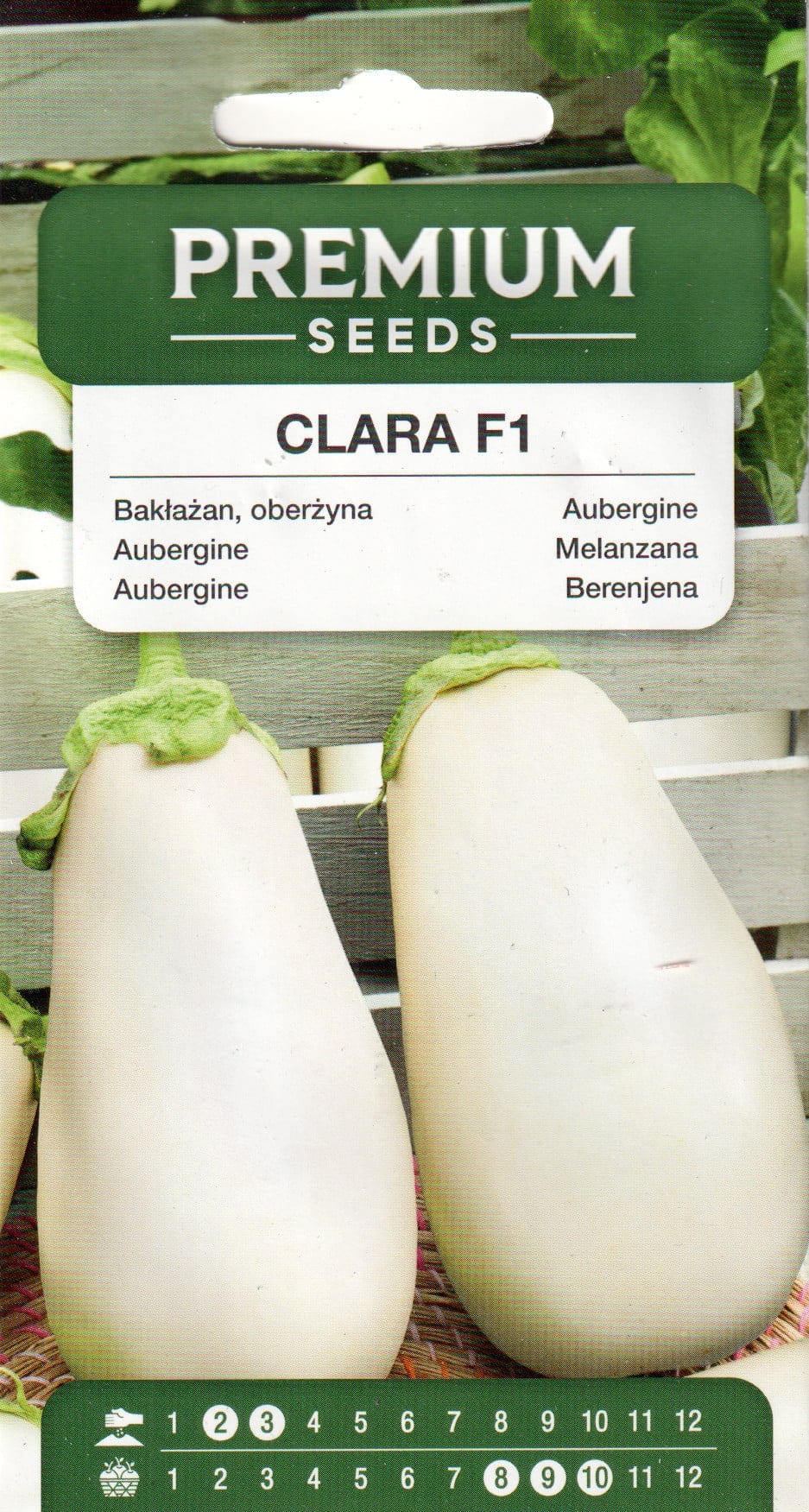 Baklažaan "Clara" F1