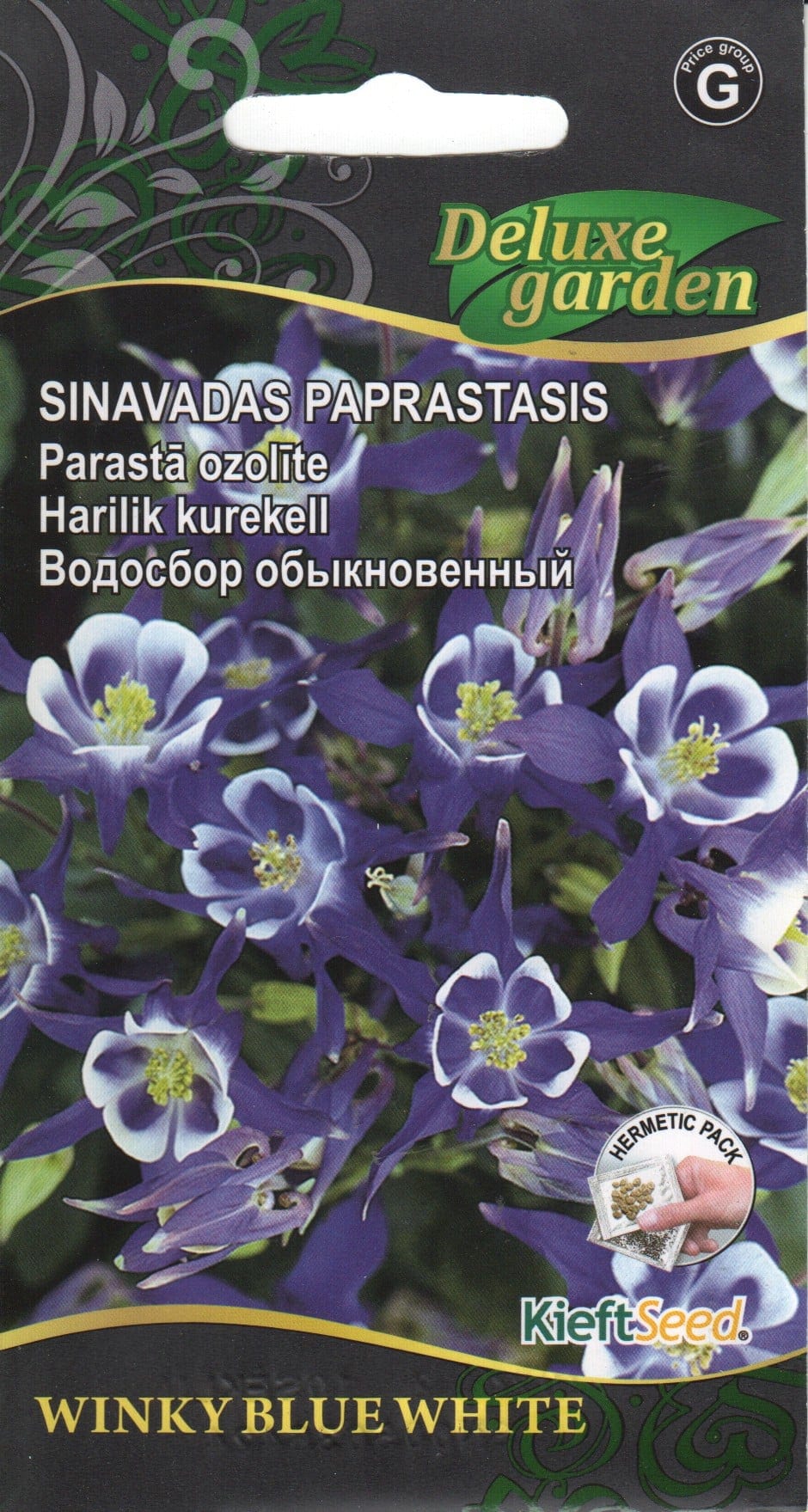 Harilik kurekell "Winky Blue-White"