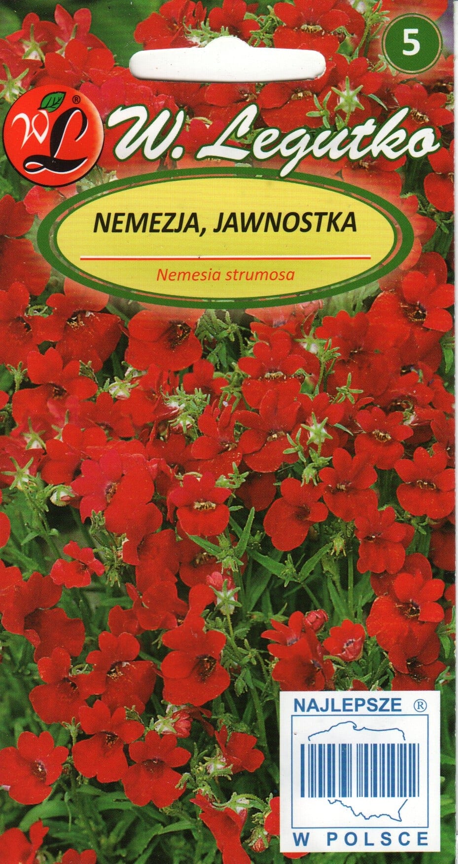 Suureõieline nemeesia "Fire King"