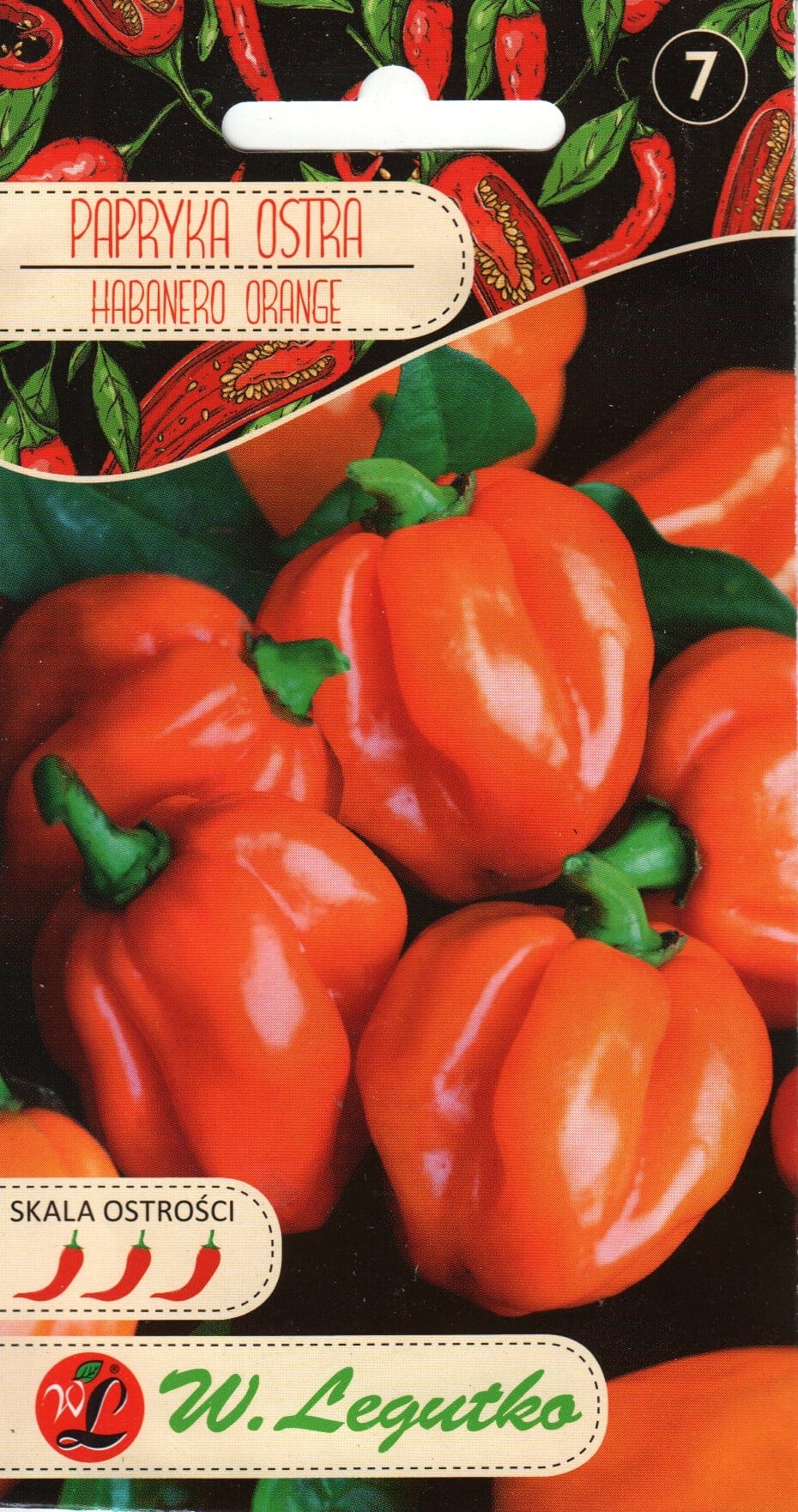 Kariibi paprika "Habanero Orange"