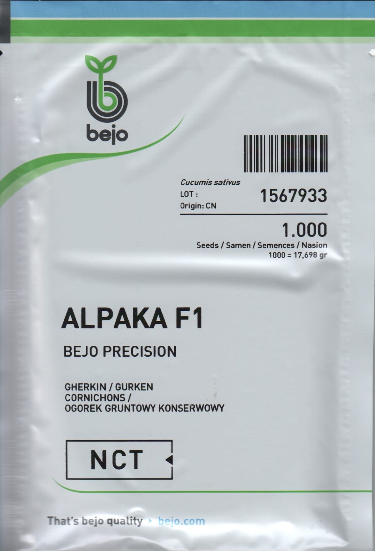 Avamaakurk "Alpaka" / "Alpaca" F1 1000 seemet