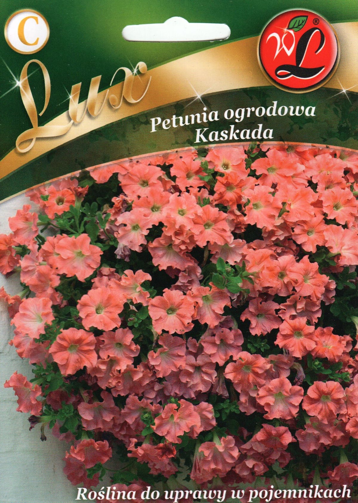 Ripp-petuunia lõheroosa