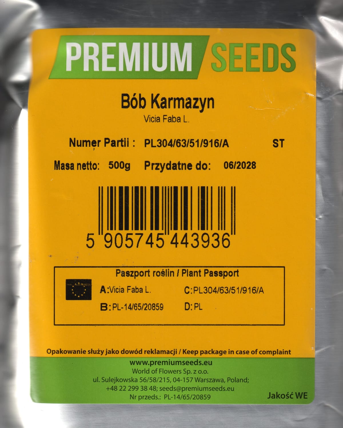 Põlduba  "Karmazyn" 500 grammi