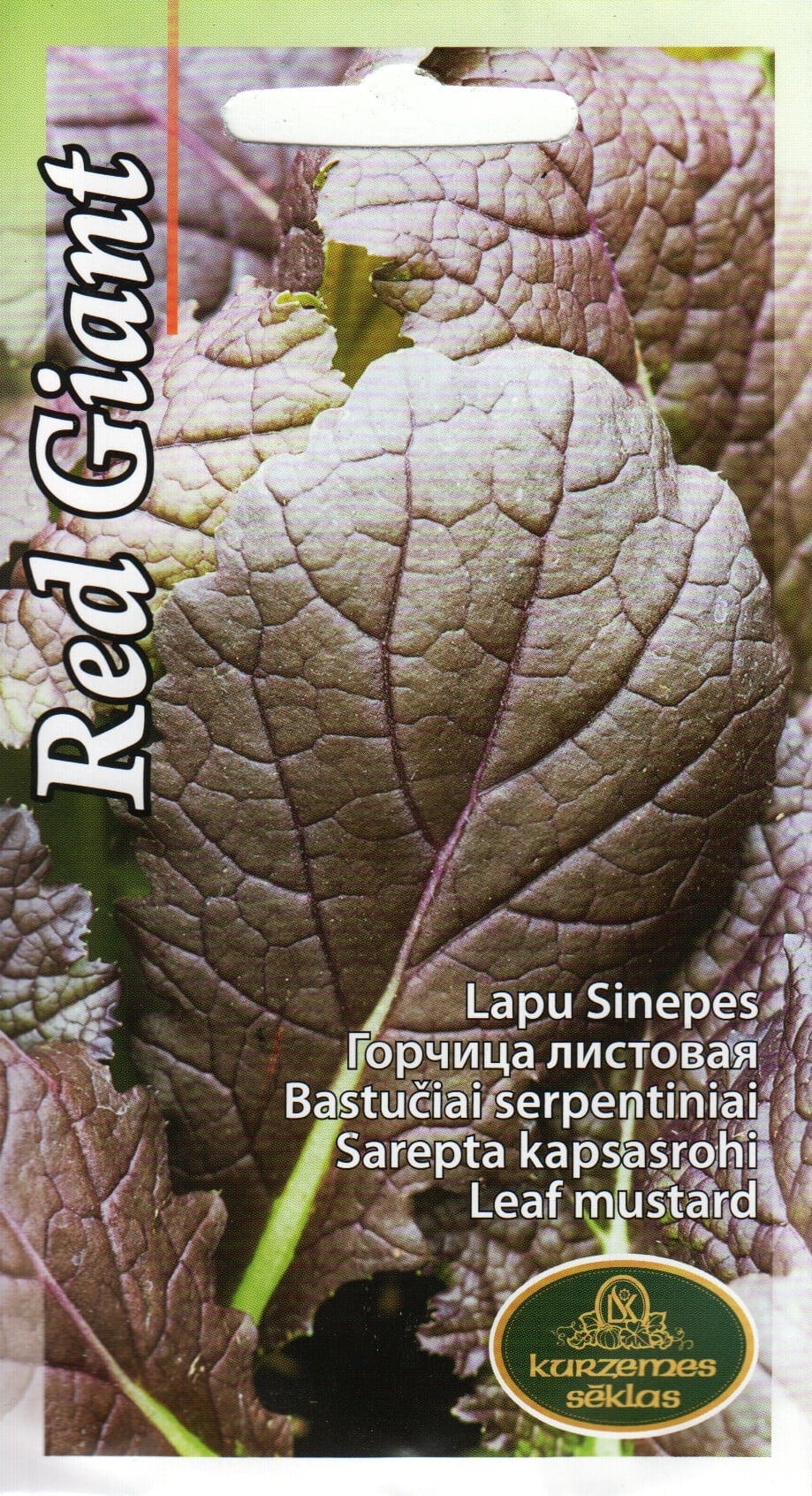 Lehtsinep - sarepta kapsasrohi "Red Giant"