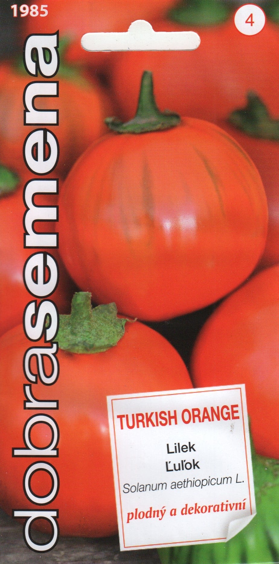 Etioopia baklažaan "Turkish Orange"