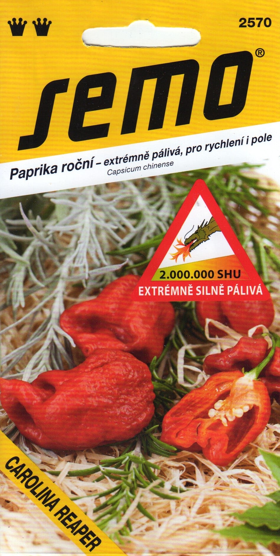 Kariibi paprika "Carolina Reaper"
