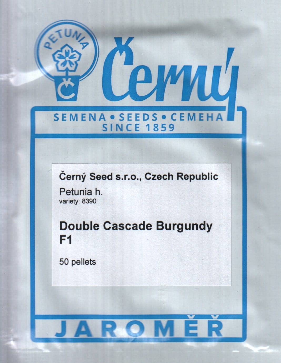 Ripp-petuunia "Double Cascade Burgundy" F1