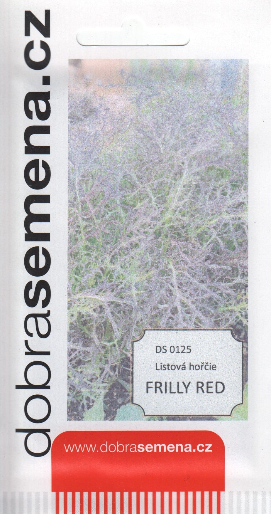 Lehtsinep "Frilly Red"