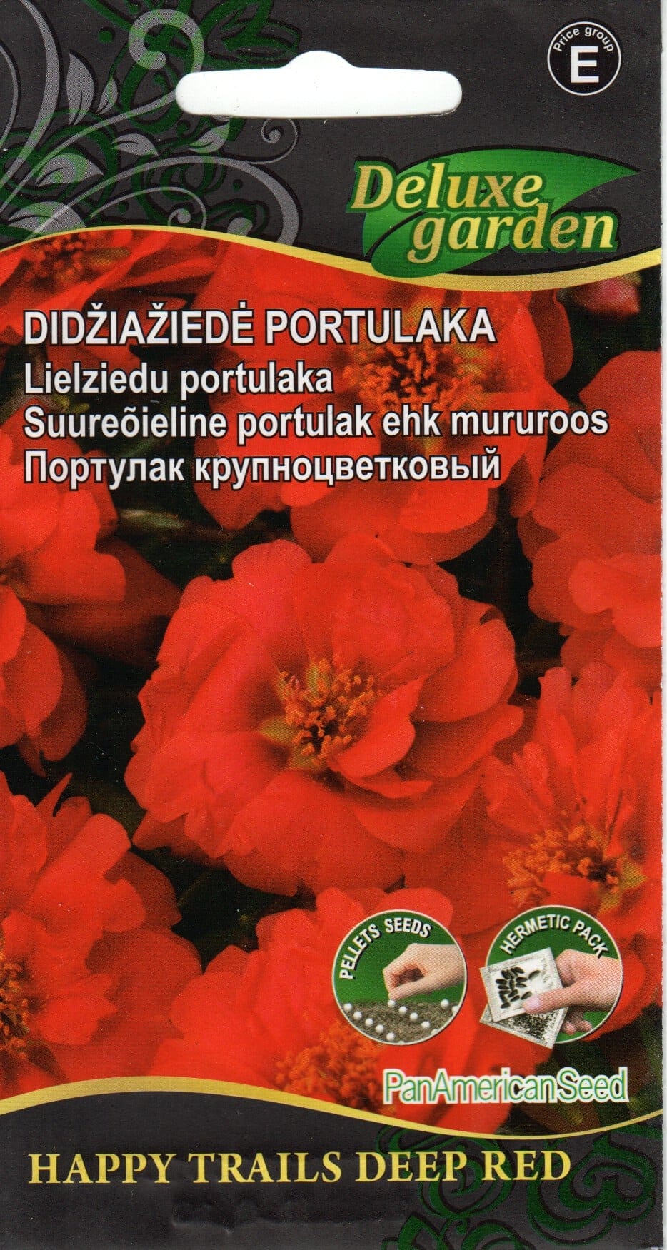 Ripp-portulak "Happy Trails Deep Red"