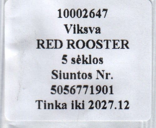 Paruktarn "Red Rooster"