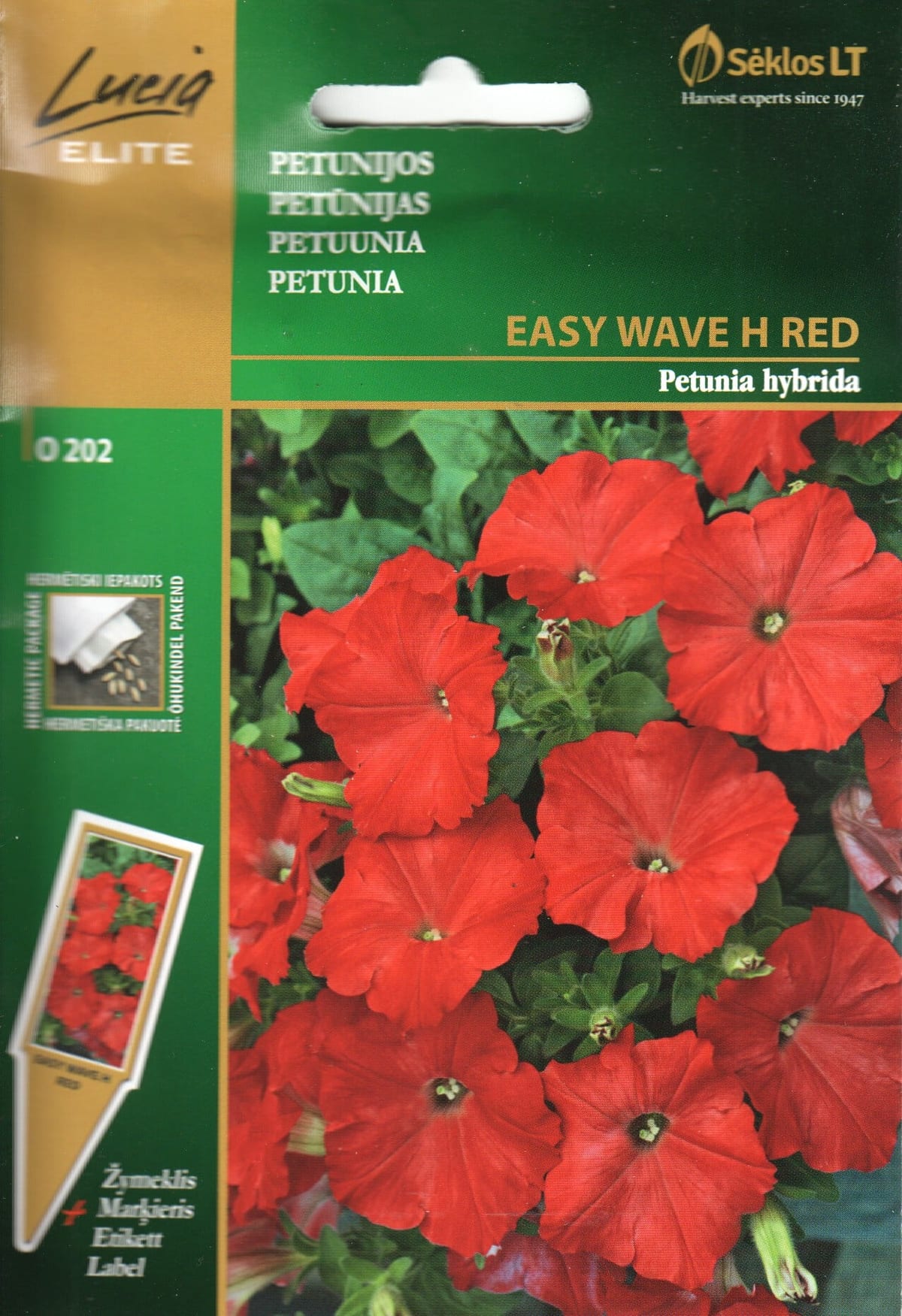 Petuunia "Easy Wave Red" F1
