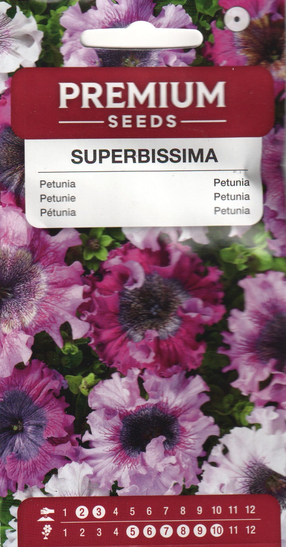 Petuunia "Superbissima Mixed" F1