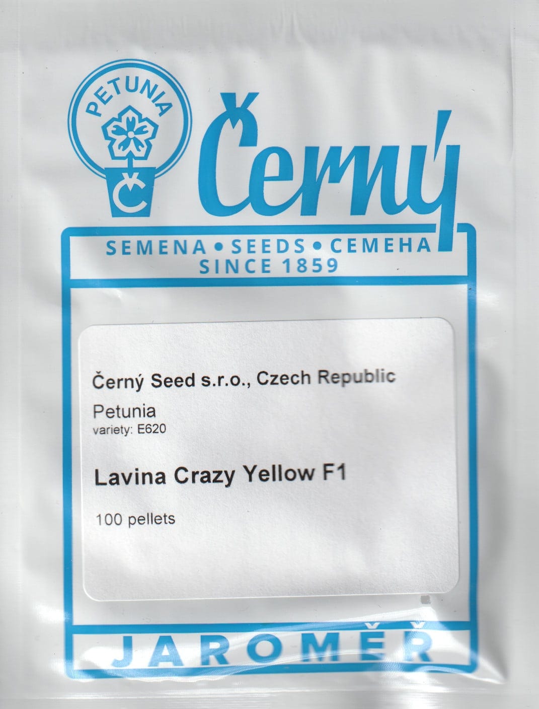 Ripp-petuunia "Lavina Crazy Yellow" F1