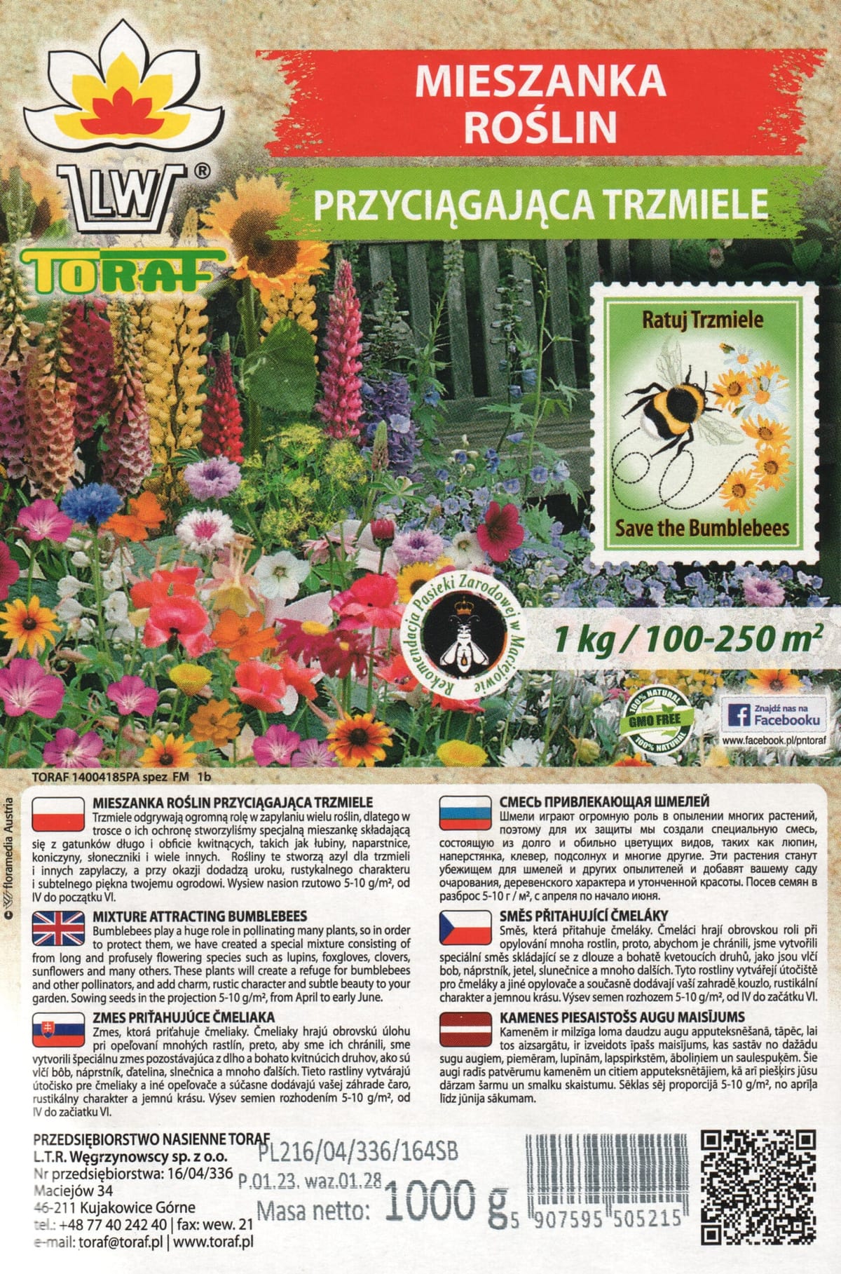 Lillemuru "Kimalaste ja teiste tolmeldajate lemmik" 1kg
