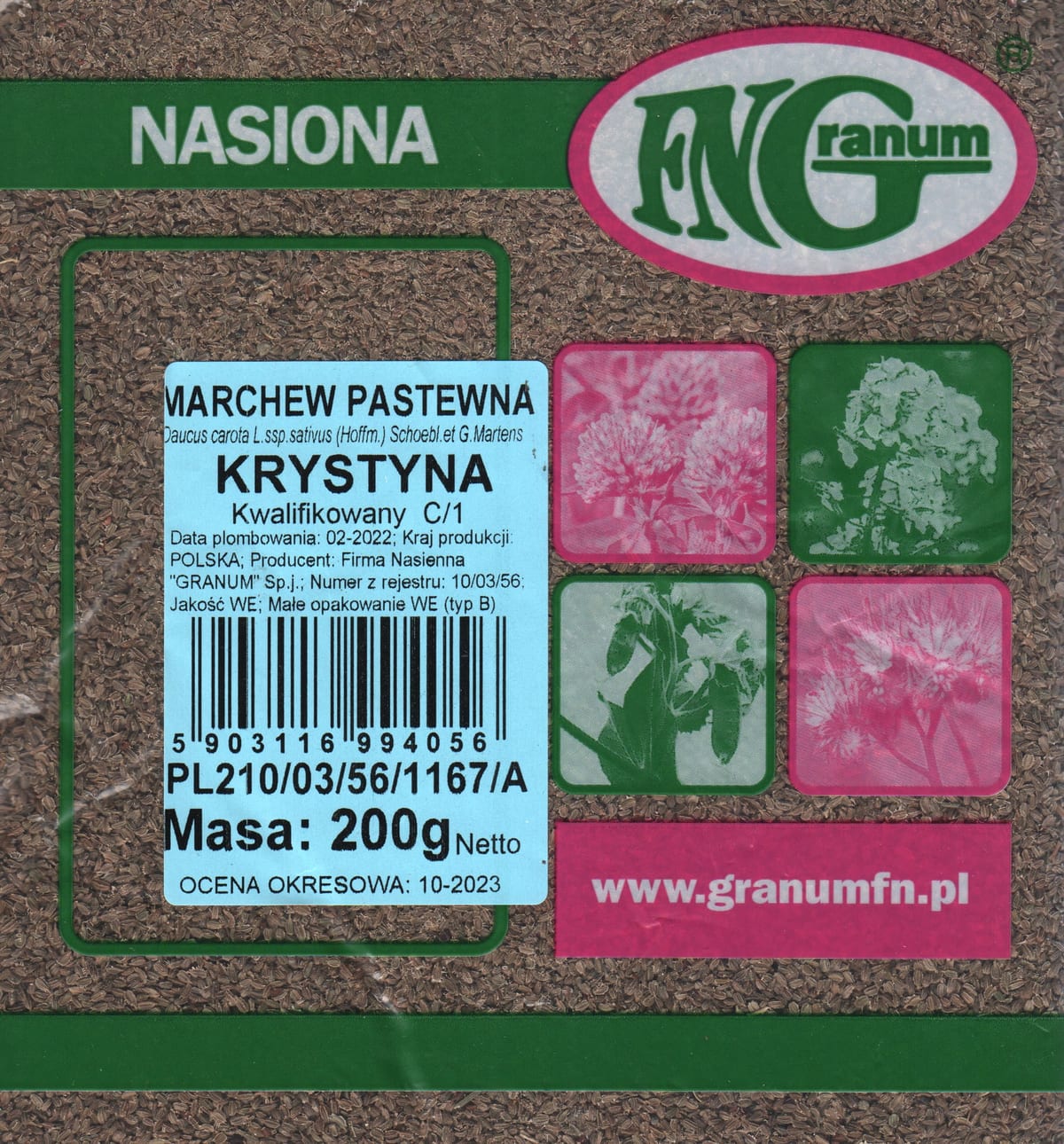 Söödaporgand "Krystyna" 200 grammi