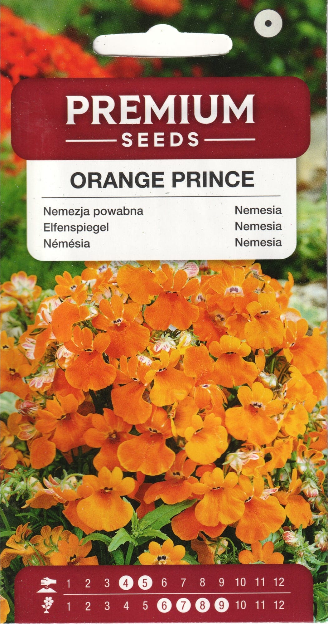 Suureõieline nemeesia "Orange Prince"