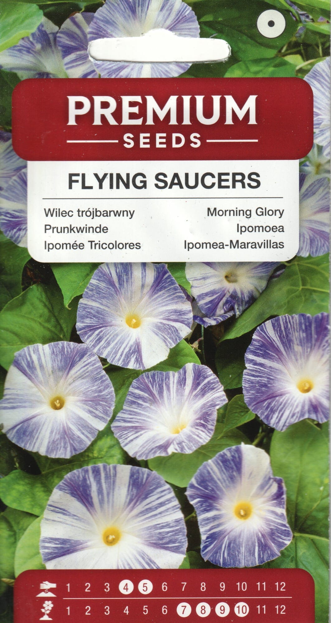 Kolmevärviline lehtertapp "Flying Saucers"