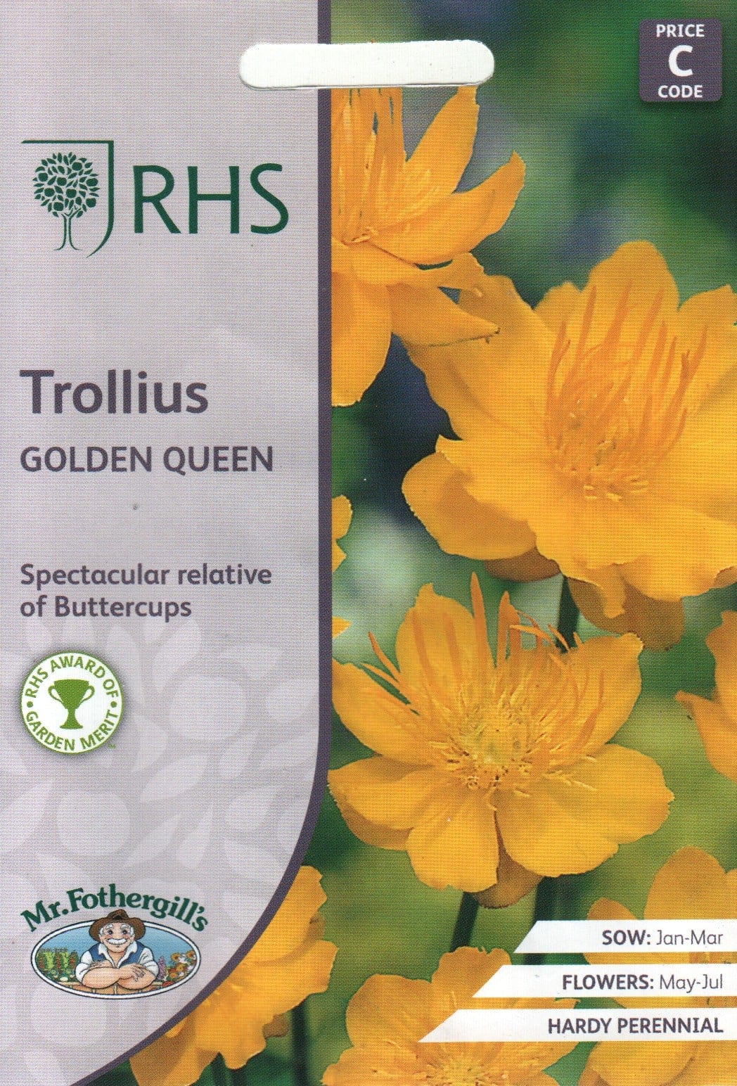 Hiina kullerkupp "Golden Queen"