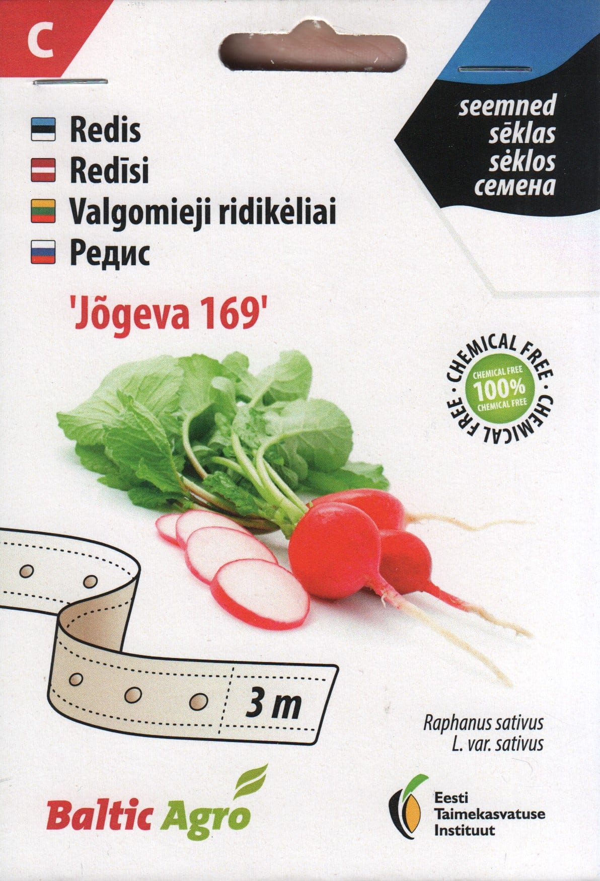 Redis "Jõgeva 169" - lindil 3 meetrit