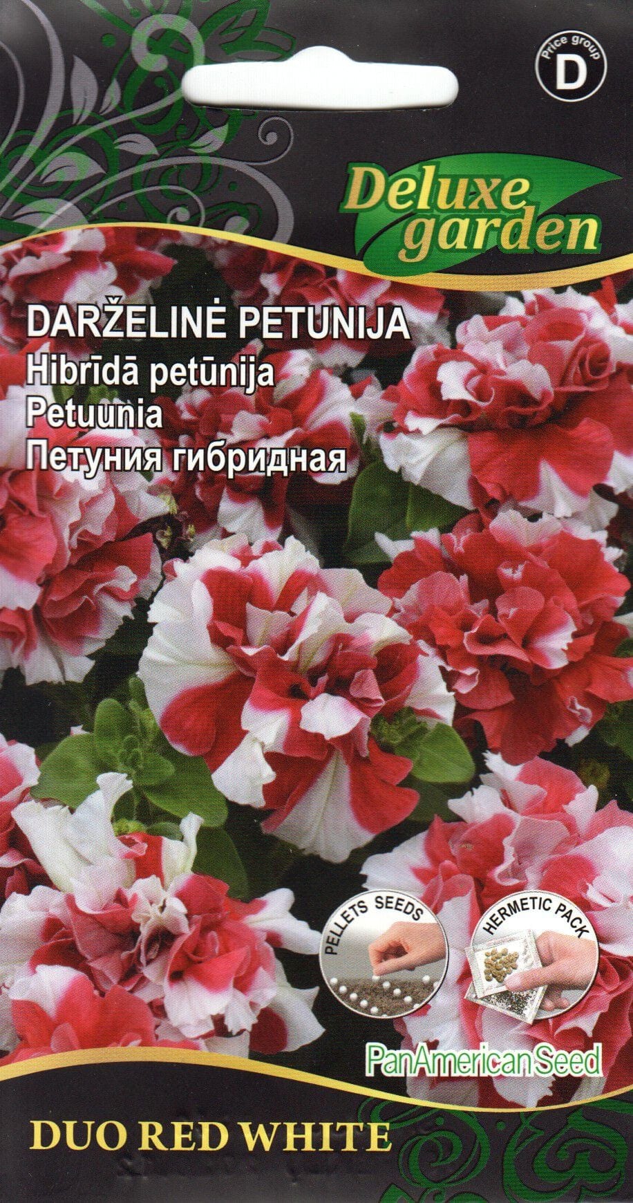 Petuunia "Duo Red White"