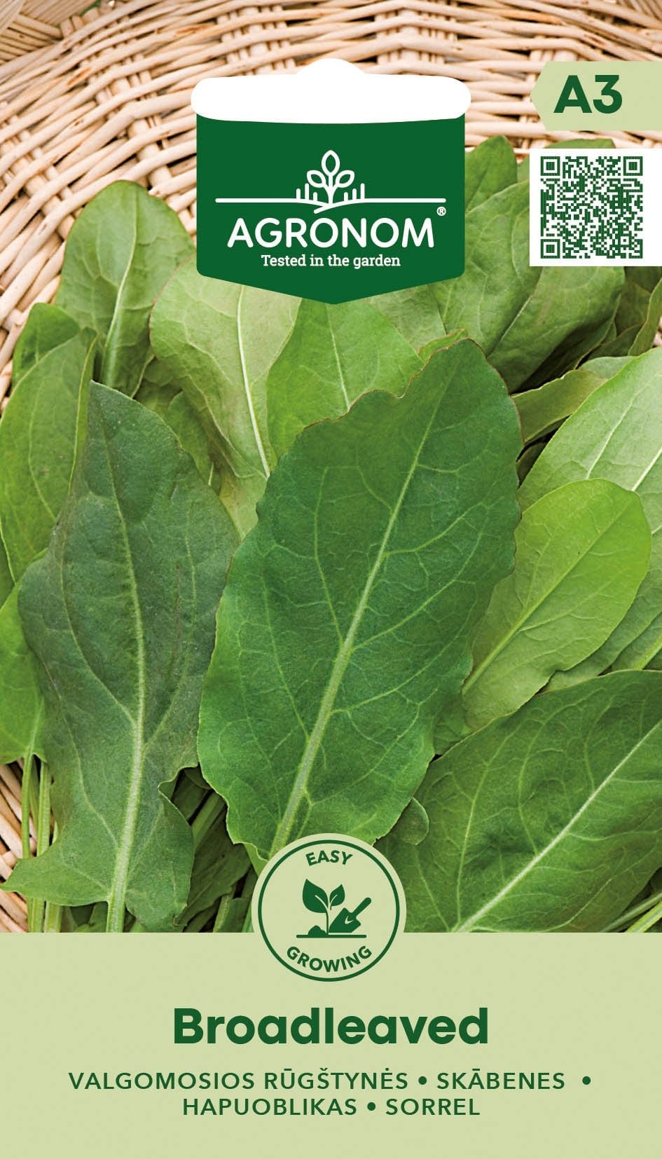 Hapu oblikas "Broadleaved"